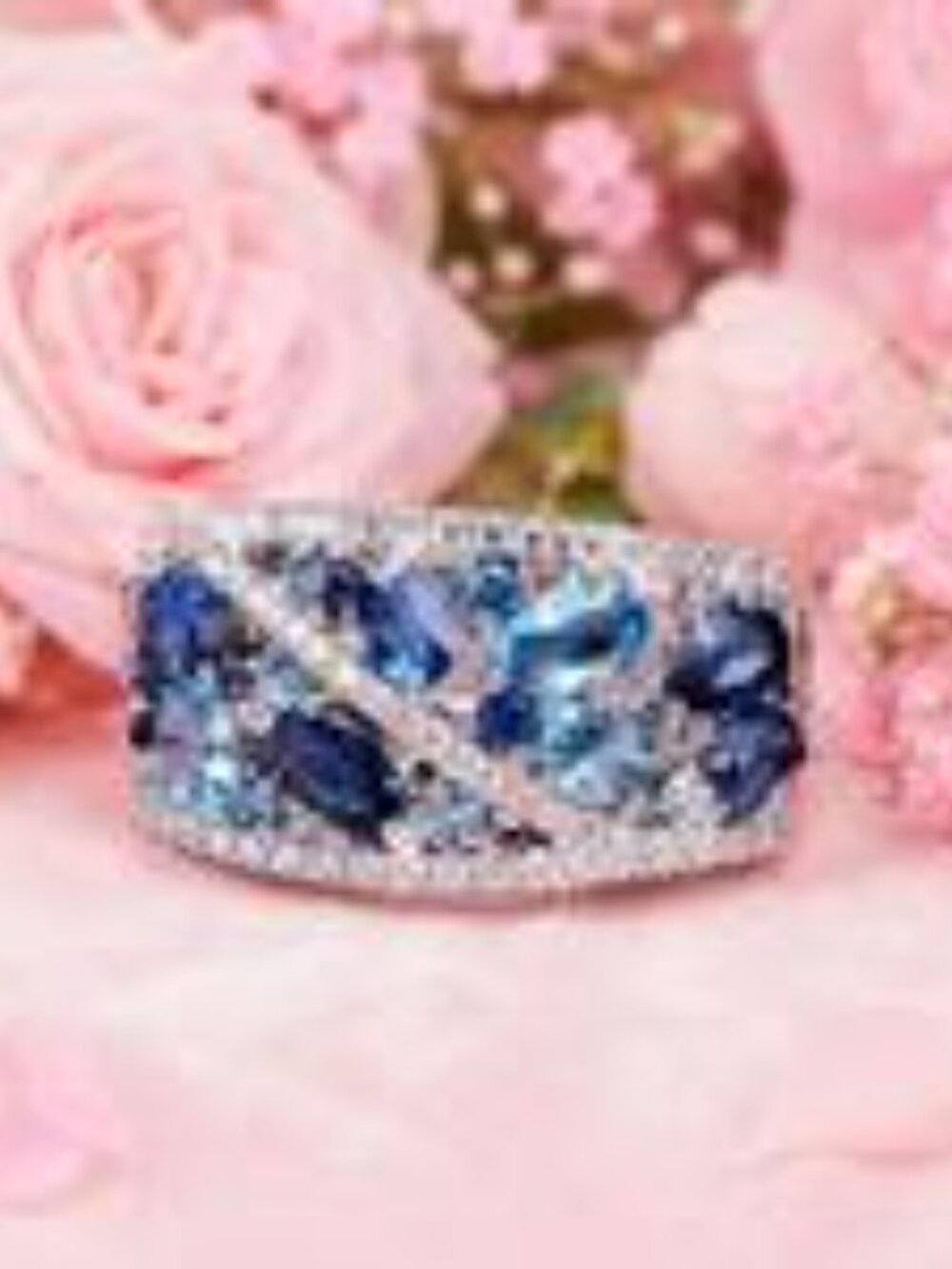 Lab Diamond Style Ring White Gold Plated CZ Engagement Ring